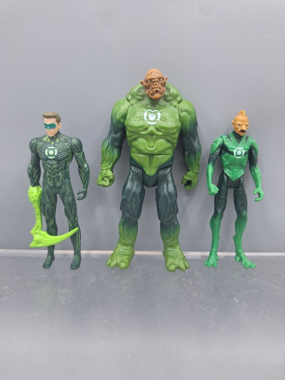 Mattel~DC Universe~Green Lantern Movie~5 Inch Hal Jordan~Kilowog~Tomar-Re~2011